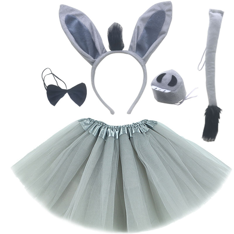 Anime Cosplay Props - Kids Children Girl Animals Donkey Headband