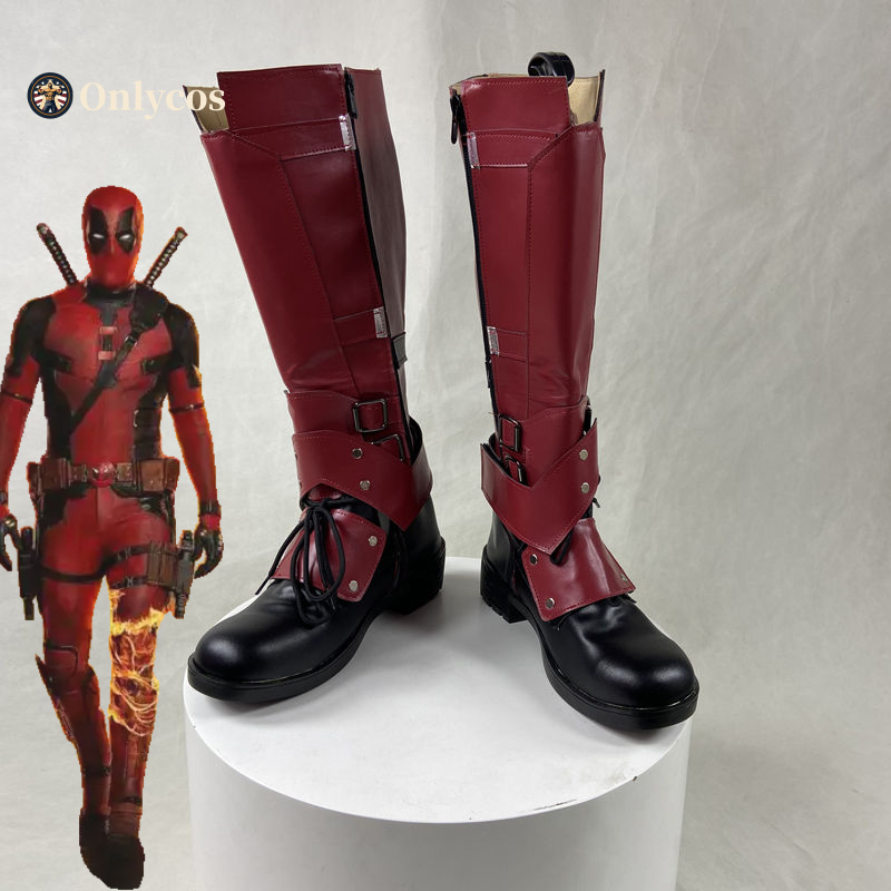 Cosplay Anime Shoes - Deadpooling 3 Cosplay Boots Roleplay Fantasy