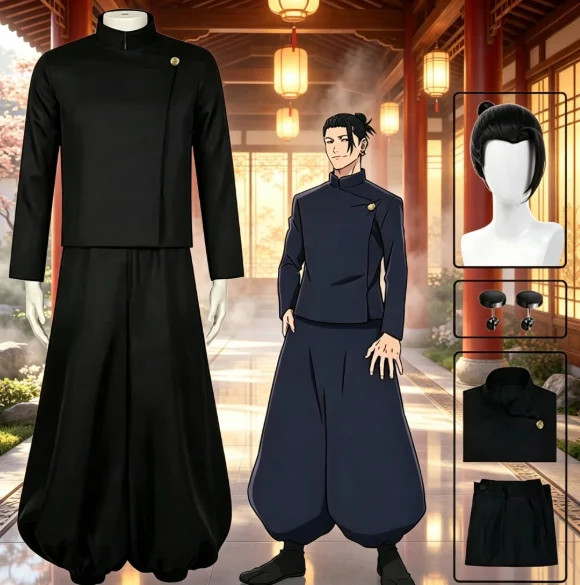 Anime Cosplay Gojo - 2026 Gojo Satoru Cosplay Costume Uniform