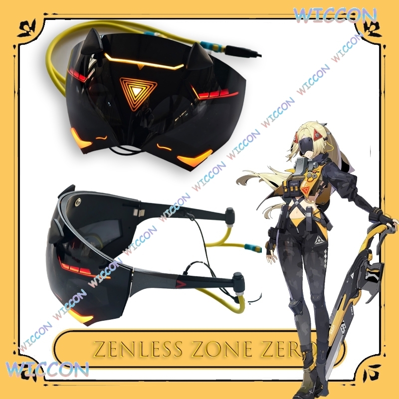Anime Cosplay Mask - Wuhu/Zenless Zone Zero Trigger Cosplay Half