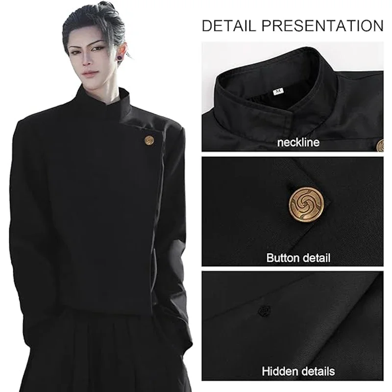 Anime Cosplay Gojo - 2026 Gojo satoru cosplay traje uniforme