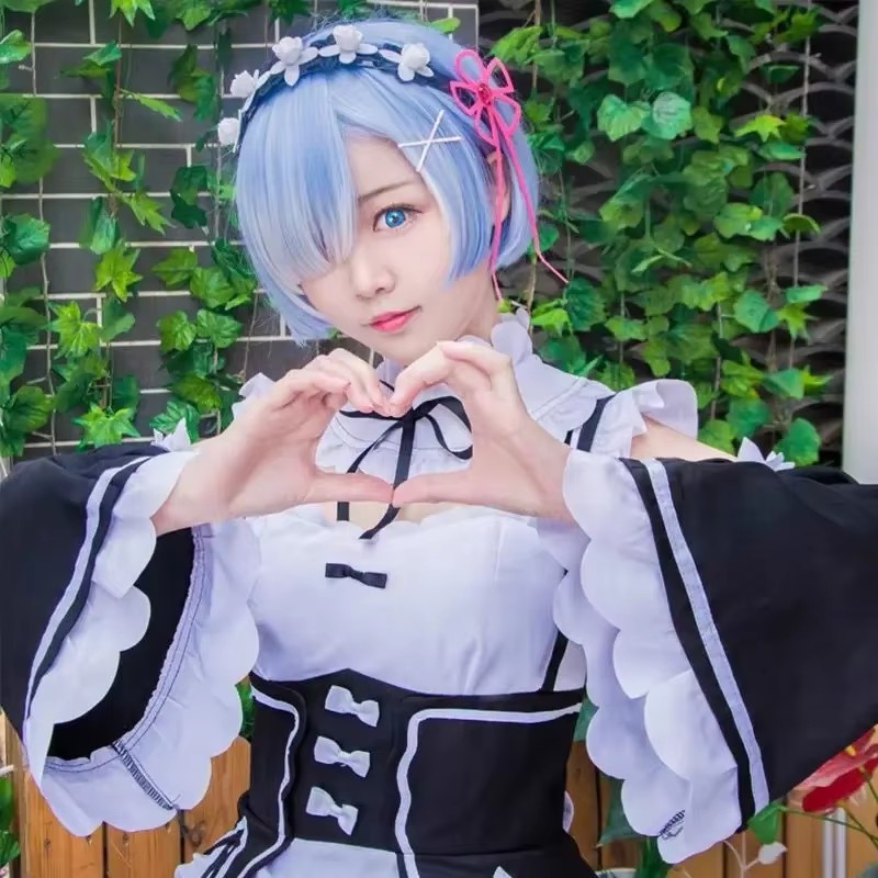 Anime Re:zero Kara Hajimeru Is - Re Zero Rem Wig review and price