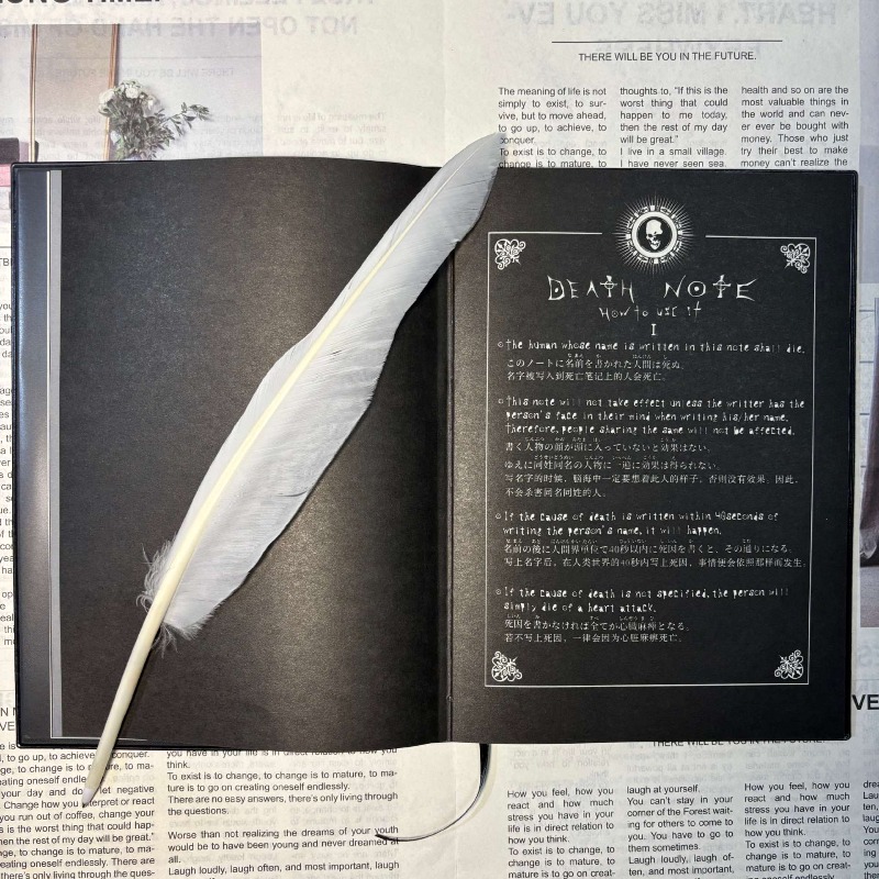 New Collectable Death Note Not - Death Note Replica review and price