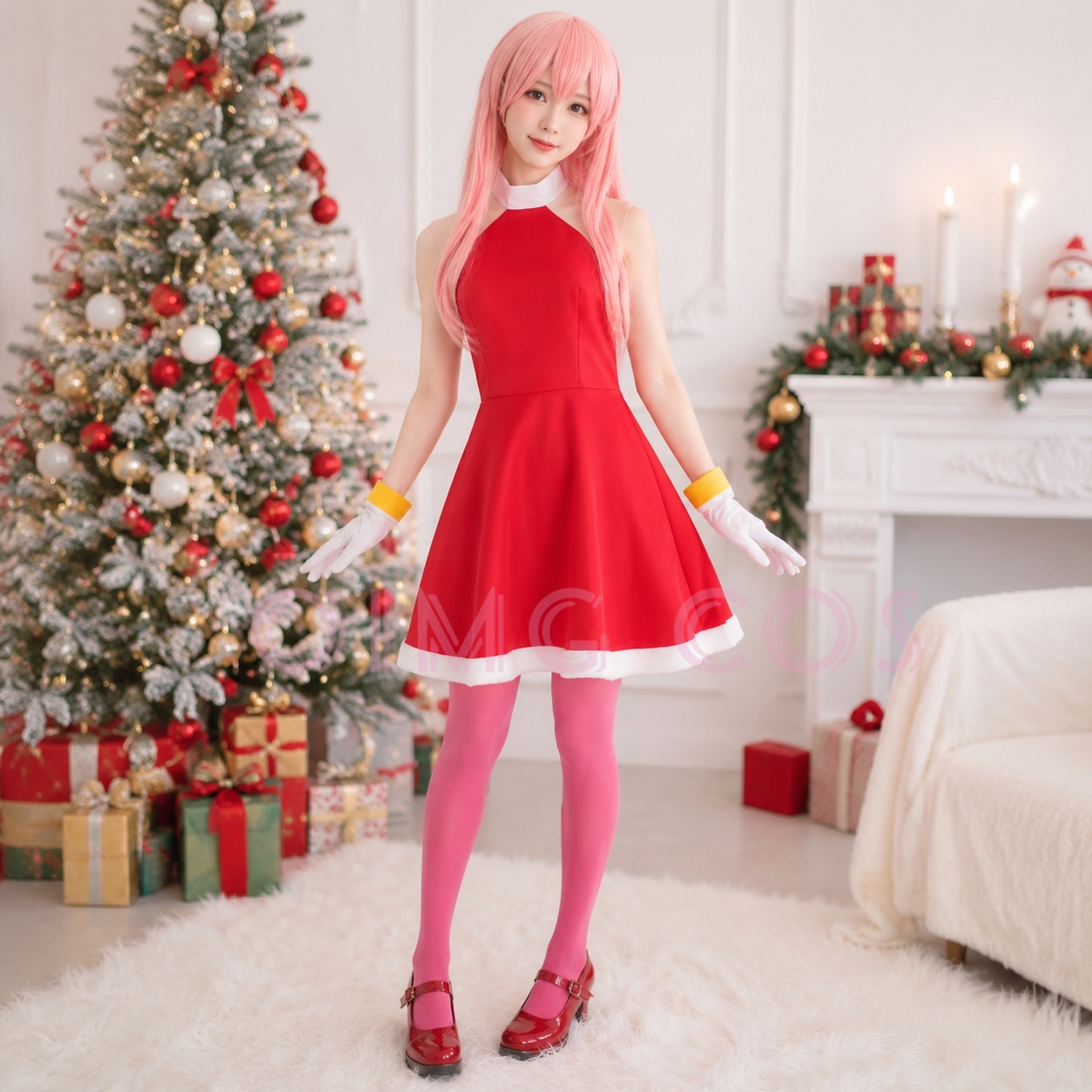 Amy Rose Cosplay Costume Adult - Anime Cosplay Female review and price