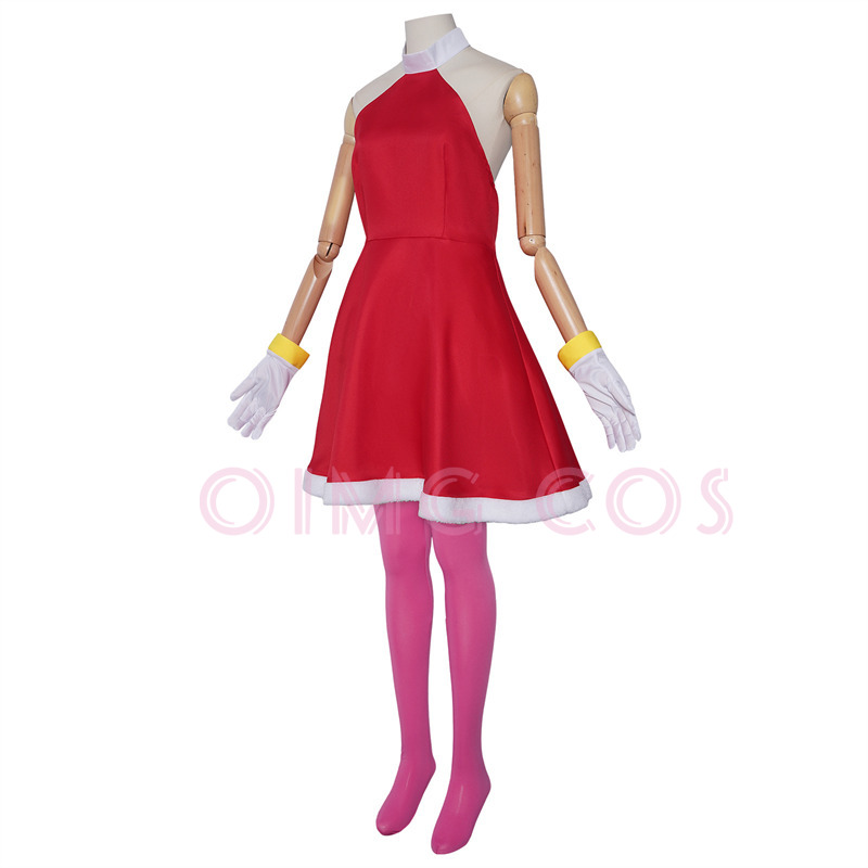 Amy Rose Cosplay Costume Adult - Anime Cosplay Female review and price