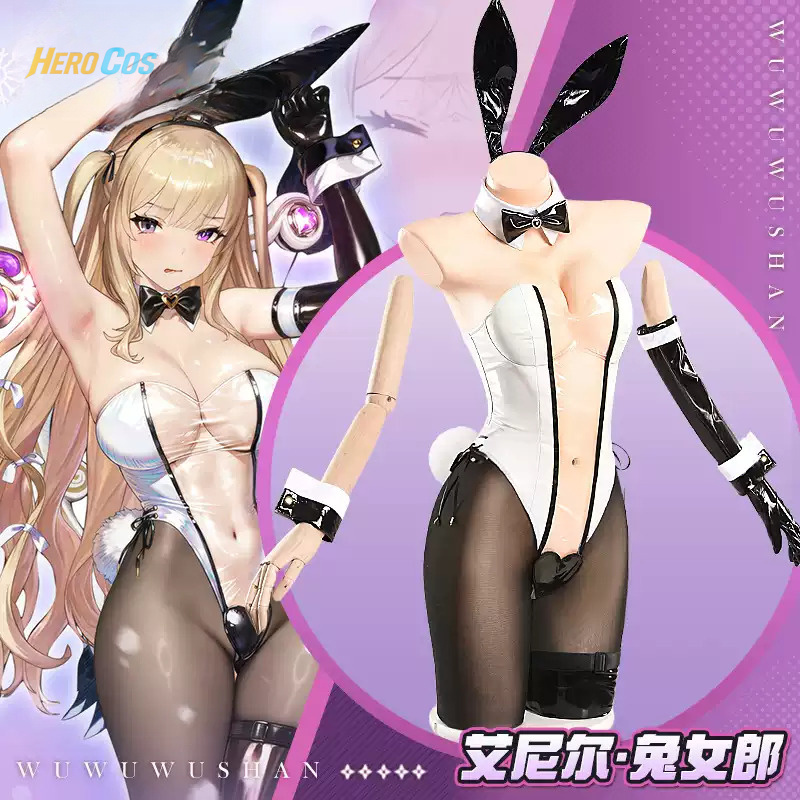 Game Browndust2 Aynil Cosplay  - Cosplay Anime Bunny Girl review and price