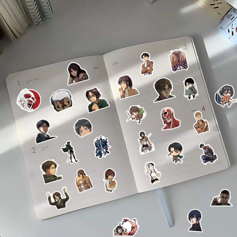 60Pcs Attack on Titan Anime St - Anime Cosplay Roleplay review and price