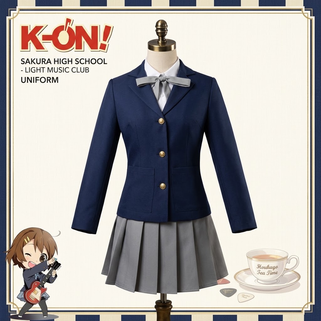 K ON Female Group Cosplay Outf - Cosplay Anime Expo review and price