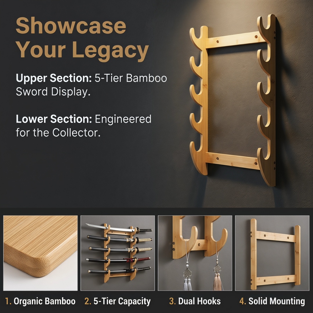8-Layers Wall Sword Storage Sh - Anime Cosplay Real review and price