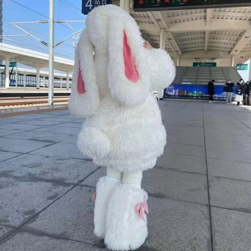Girls Lovely Cartoon Plush Rab - Cosplay Anime Bunny Girl review and price